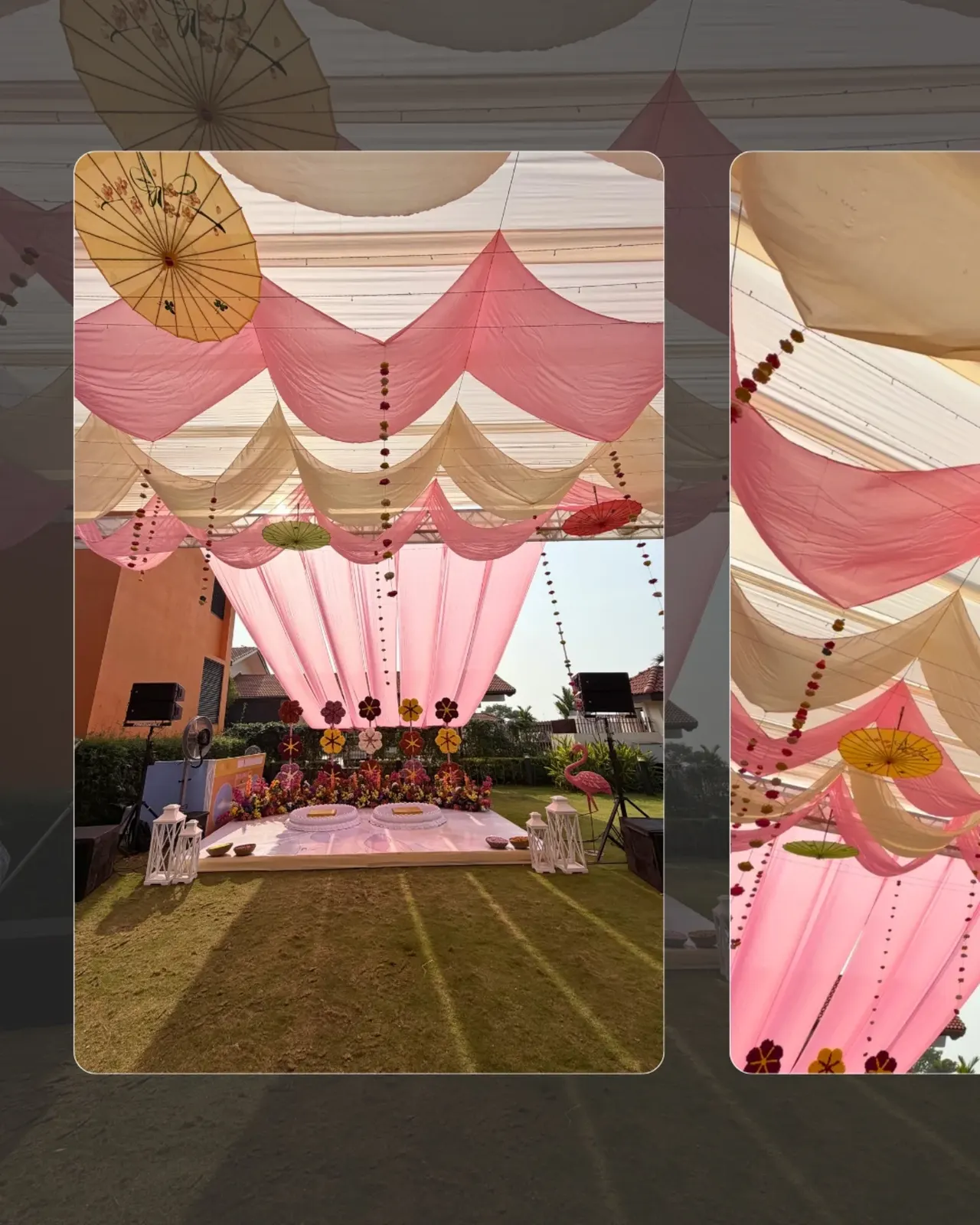 Haldi moment 6, Imagine Decorators Goa